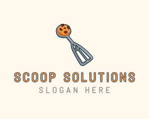 Scoop - Cookie Baking Scoop logo design