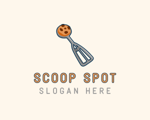 Scoop - Cookie Baking Scoop logo design