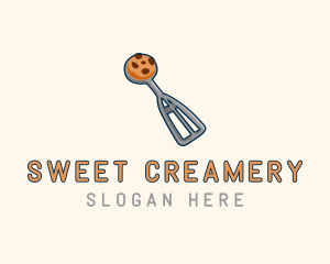 Cookie Baking Scoop logo design