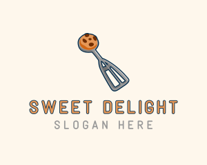 Cookie Baking Scoop logo design