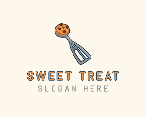 Cookie Baking Scoop logo design