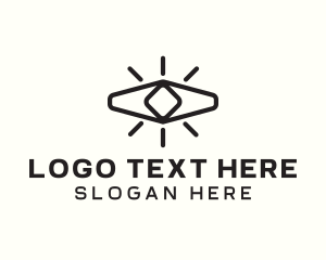 Sight - Geometric Eye Vision logo design