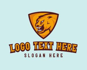 Strong - Esports Tiger Shield logo design
