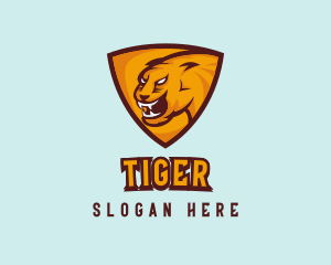 Esports Tiger Shield logo design