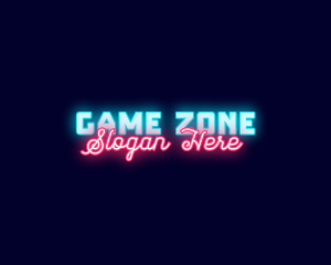 Retro Neon Night Club logo design