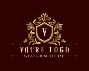 Vip - Premium Decorative Crest logo design