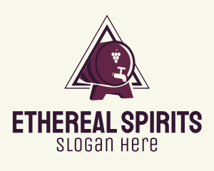 Spirits - Triangle Wine Barrel logo design