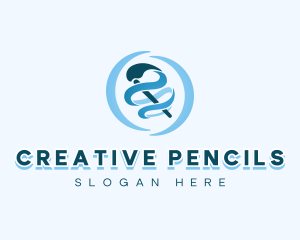 Creative Paintbrush Studio logo design