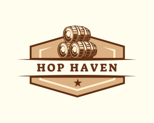 Brewery - Barrel Beer Brewery logo design