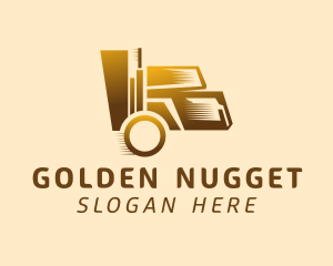 Golden Moving Truck logo design