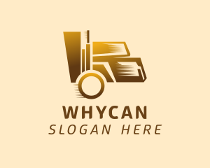 Delivery Truck - Golden Moving Truck logo design