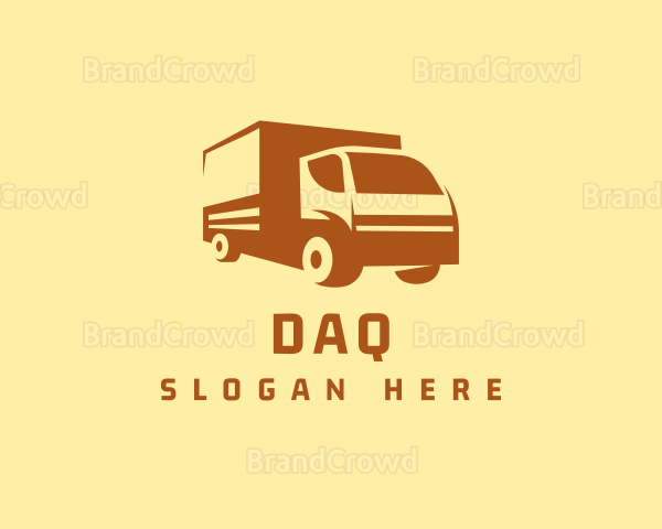 Delivery Courier Truck Logo
