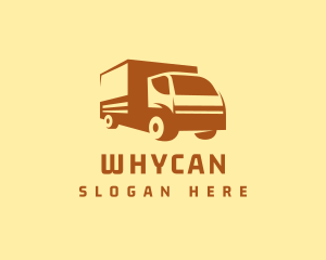 Delivery Courier Truck Logo