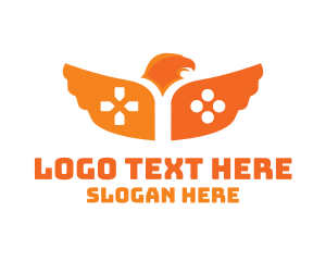 Playstation - Orange Hawk Gaming logo design