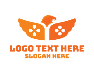 Pubg - Orange Hawk Gaming logo design