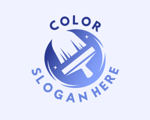 Gradient Squeegee Cleaning Logo