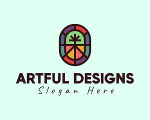 Church Mosaic Glass  logo design