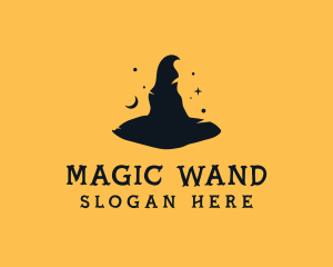 Witch Hat Wizard logo design