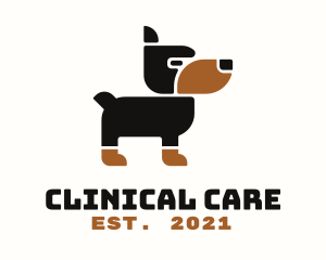 Doberman Dog Veterinarian logo design