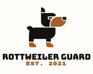 Doberman Dog Veterinarian logo design