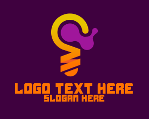 Gadget - Tech Light Bulb logo design