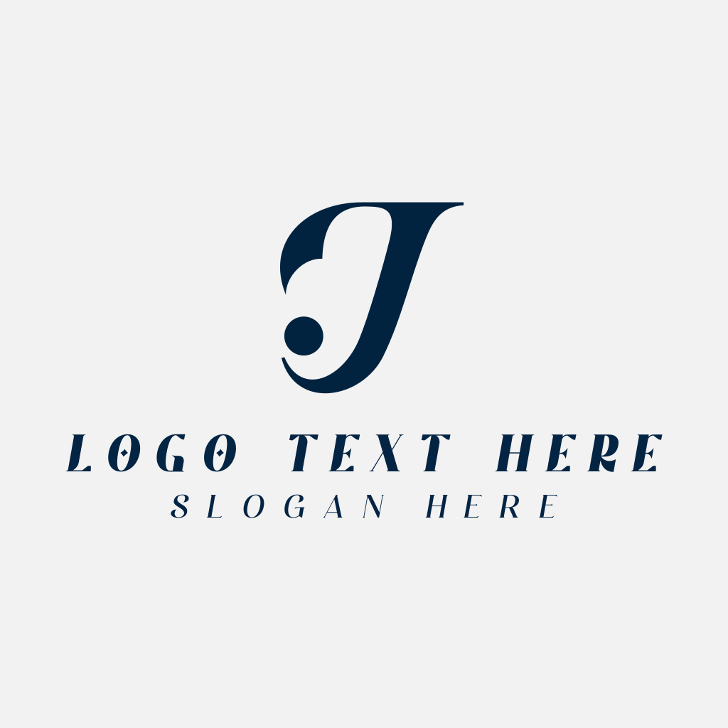 Jewelry Fashion Letter J Logo 