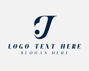Fashion Designer - Jewelry Fashion Letter J logo design