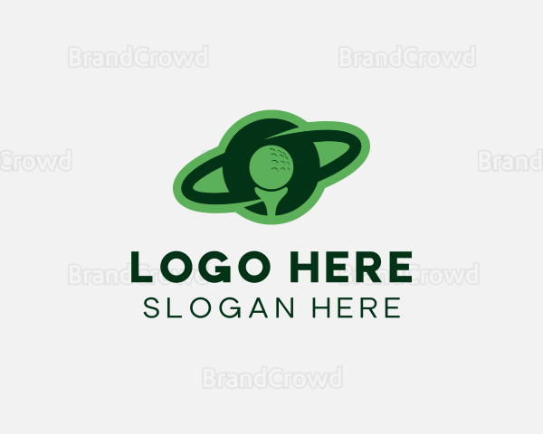 Golf Ball Planet Sports Logo