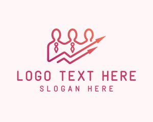 Social - Human Resource Employee Outsourcing logo design