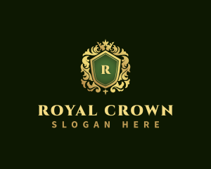 Royal Crown Shield logo design