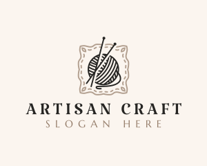 Craft - Knitting Craft Yarn logo design