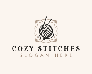 Knitting - Knitting Craft Yarn logo design