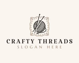 Yarn - Knitting Craft Yarn logo design