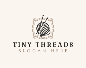 Knitting Craft Yarn logo design