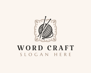 Knitting Craft Yarn logo design