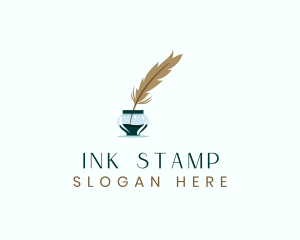 Ink Feather Writing logo design