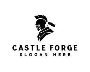 Medieval Knight Warrior logo design