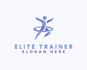 Gymnastic Sports Athlete logo design