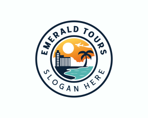 Travel Tour Vacation logo design