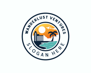 Travel Tour Vacation logo design