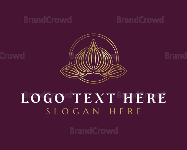 Luxury Lotus Flower Logo