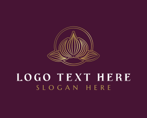 Luxury Lotus Wellness logo design