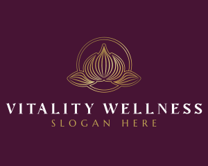 Luxury Lotus Wellness logo design