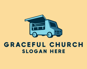 Food Stall Truck Logo