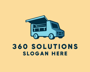 Food Stall Truck logo design