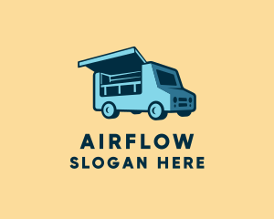 Food Stall Truck logo design