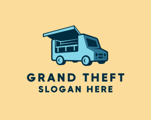 Vehicle - Food Stall Truck logo design