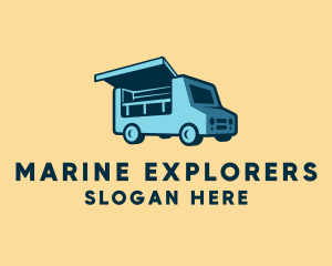 Food Stall Truck logo design