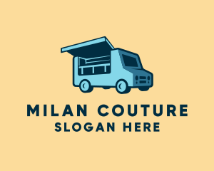 Food Stall Truck logo design