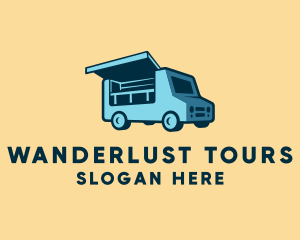 Food Stall Truck logo design